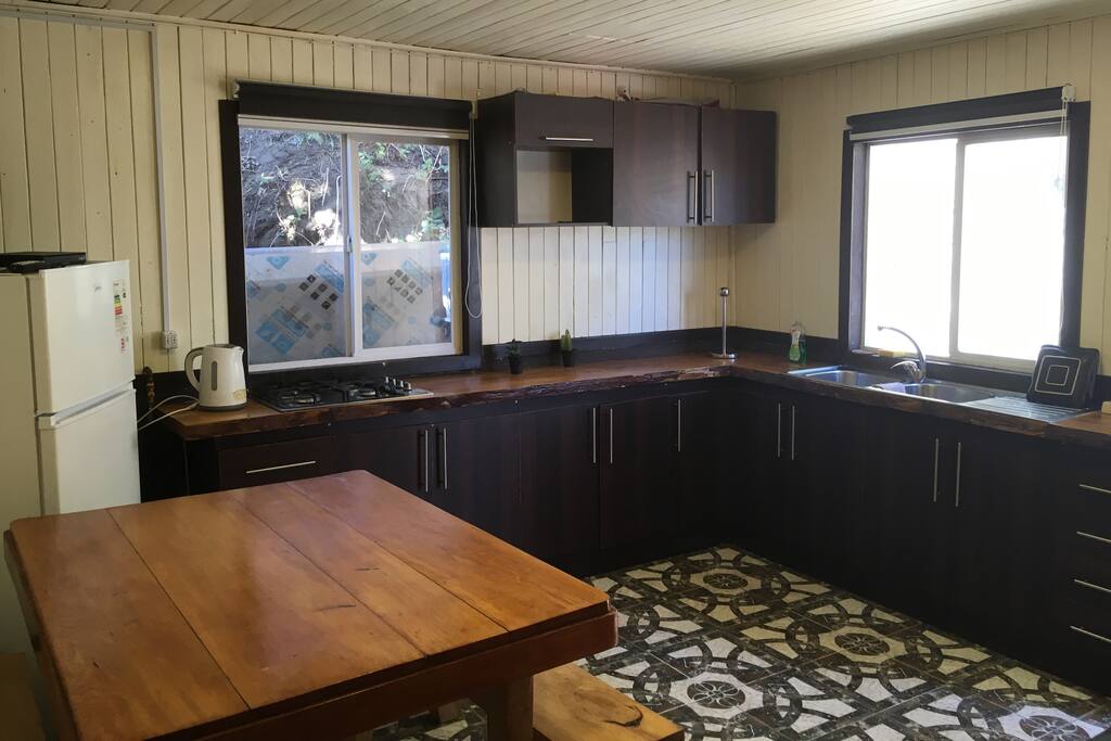 amplia cocina