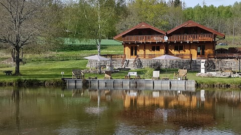 2 semi-detached chalets in the heart of the Vosges