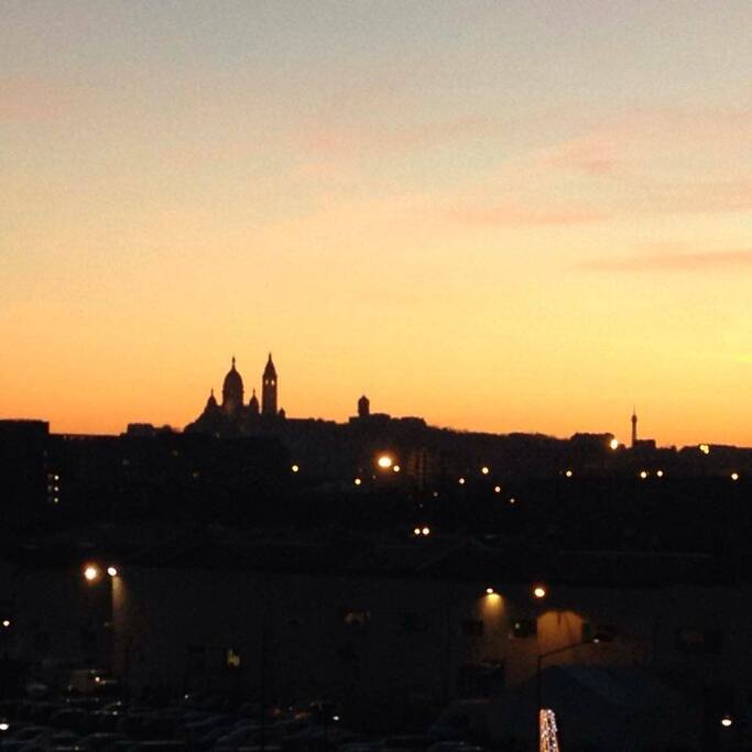 Vue sur le Sacré Coeur