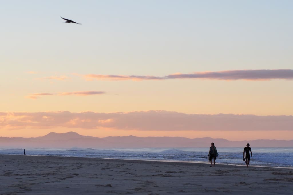 Our local beach is clothing optional and a 5 min bike ride