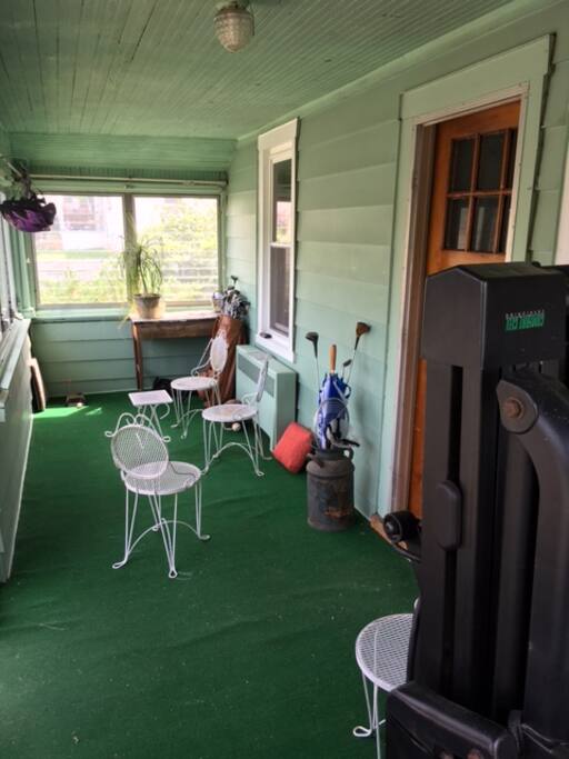 Covered front porch