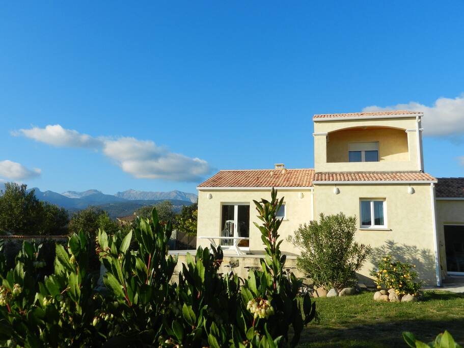 Maison vue arrière