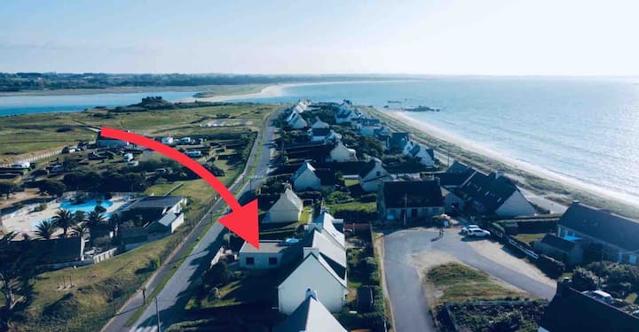 Le Bas De La Dune, 50m De La Plage, Bain Nordique - Plouescat