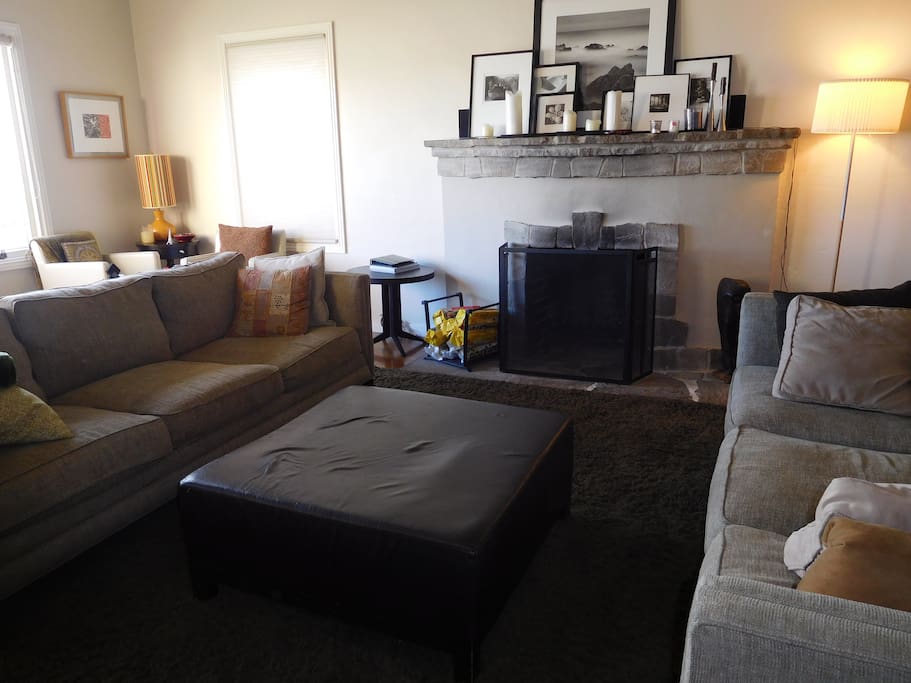 Main Level - Living Room (with fireplace)