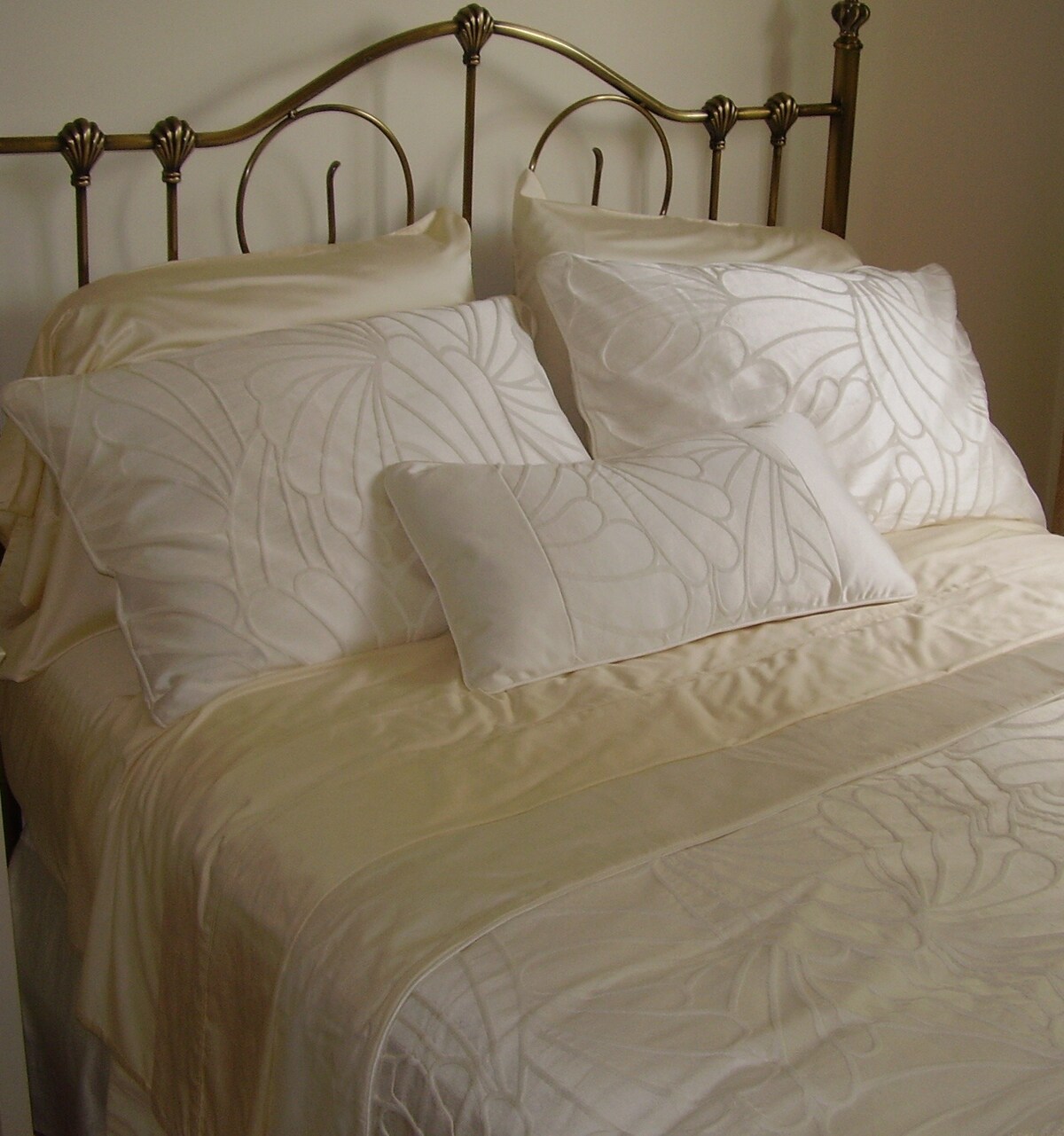 Bedrooms with higher quality bedding.