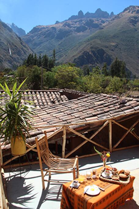 Terrasse et magnifique vue
