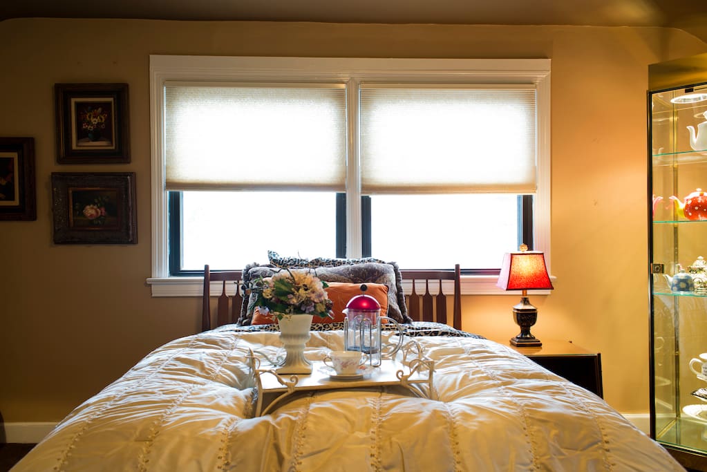 private master bedroom suite with double bed