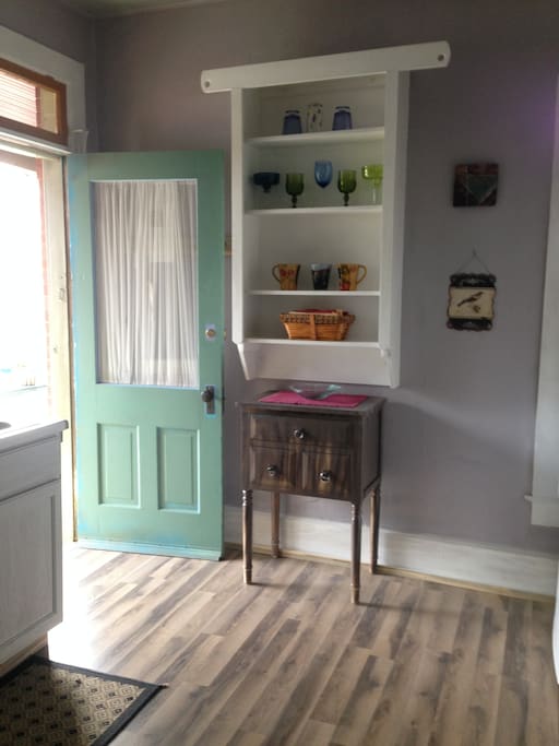 back door off kitchen to porch