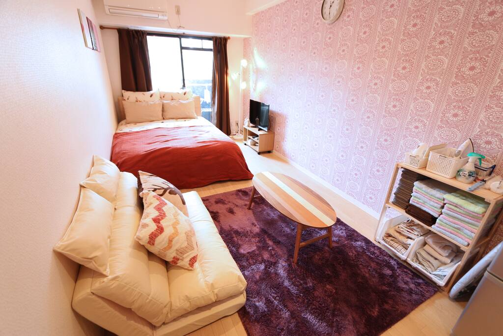 Overview of the room, Warm and comfortable and romantic. 房间全景,温馨舒适浪漫!