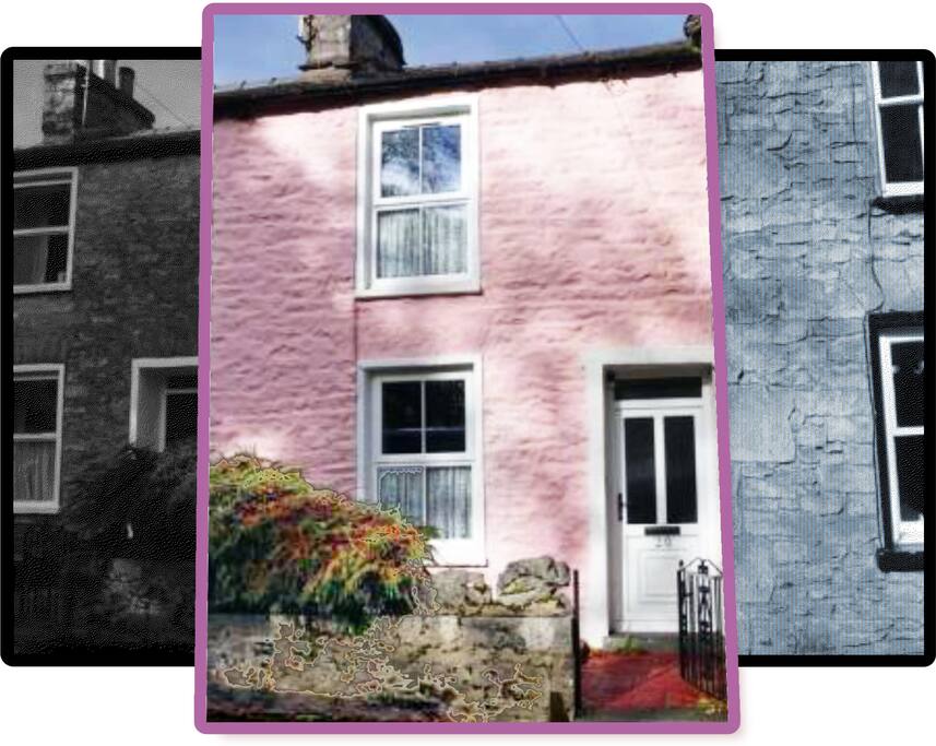 The pink house