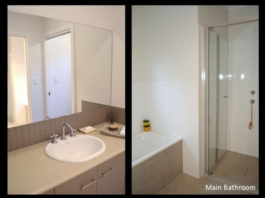 Main/second bathrooms
