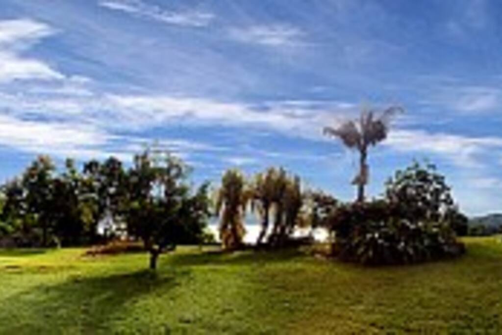 Its green lawns are wide. Its blue views are wider.
Simply breathtaking.