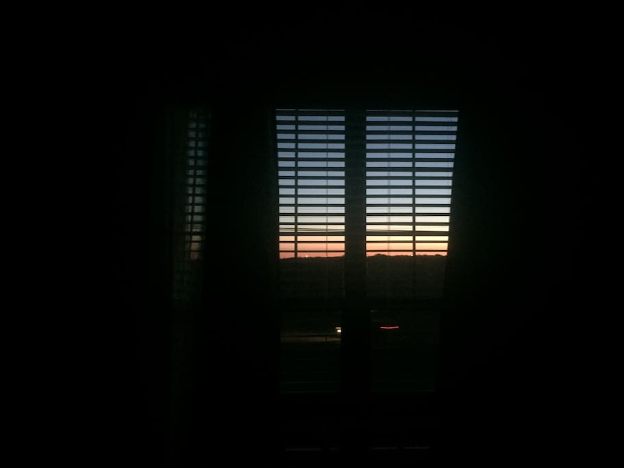 The sunrises every morning are beautiful