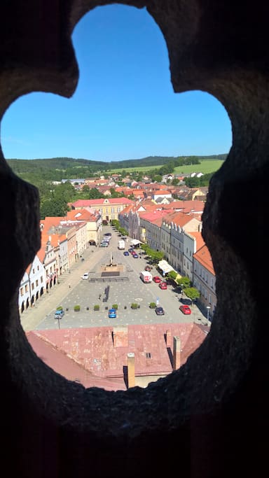 Slavonice view from tower