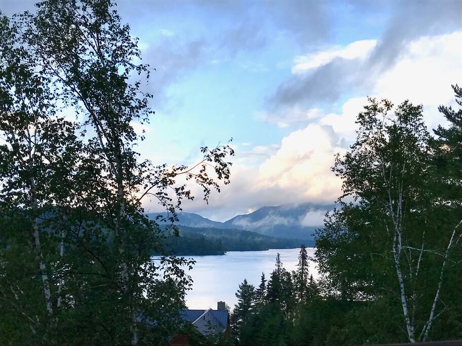 View of Lake Placid from the porch