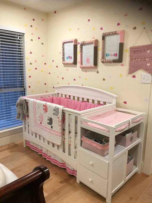 Just in case you are traveling with a baby; otherwise I'll cover this up and you can use the baby changing station as a stand up workstation.