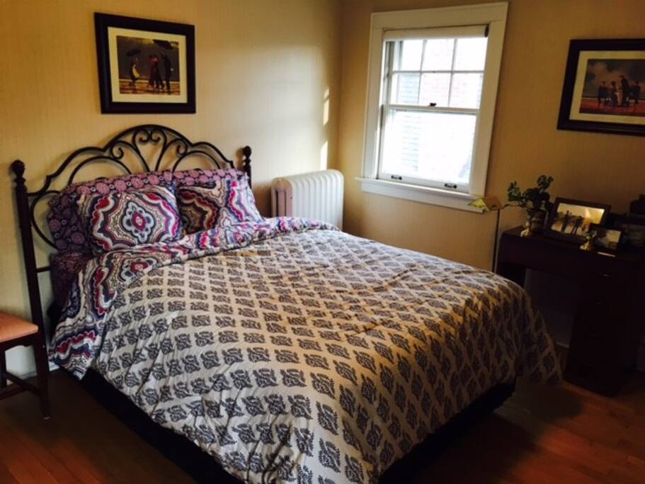 Available queen size bed