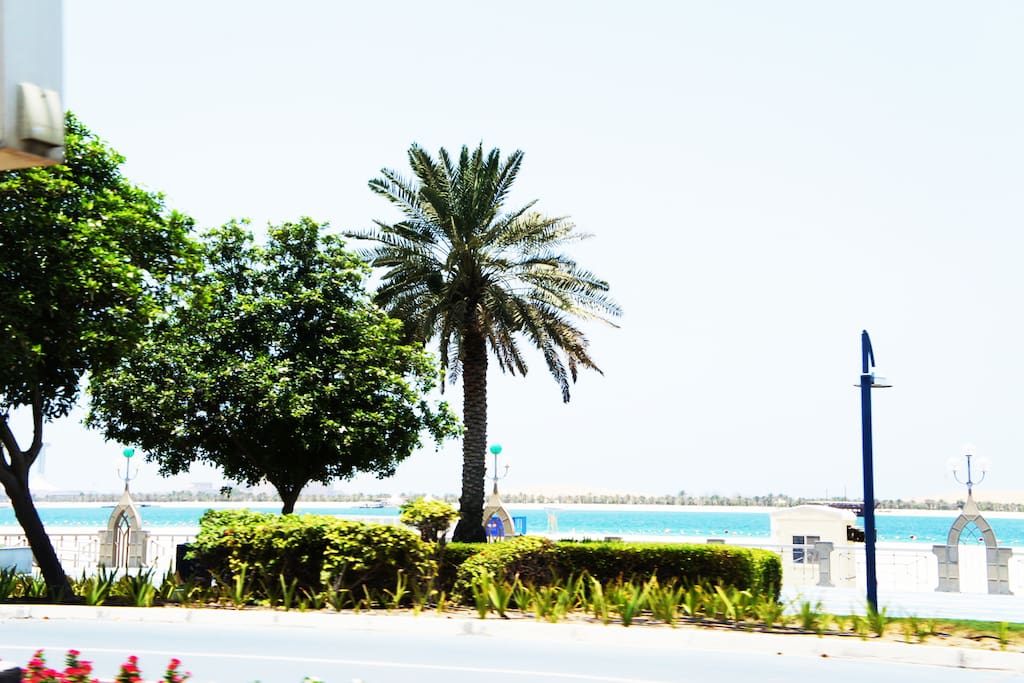 Just steps away from the Corniche
