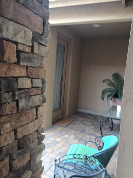 Private casita entry