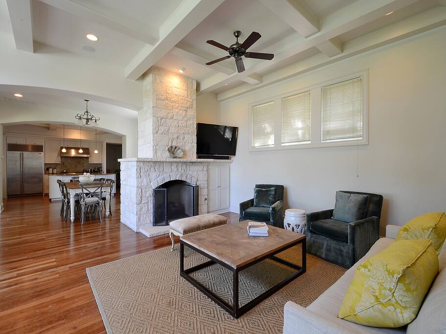Large living areas with lots of seating.