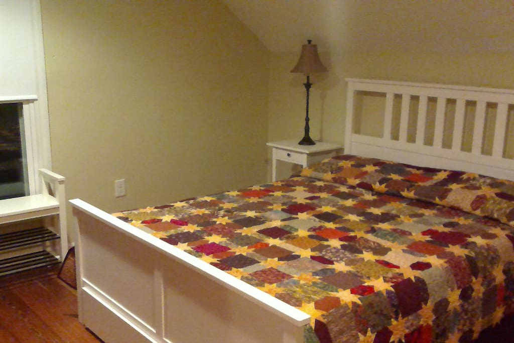 Your room - new mattresses, old quilts