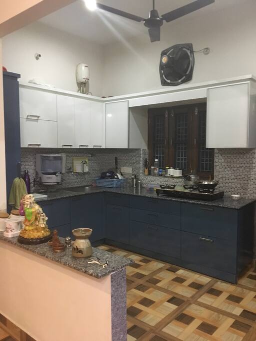 Hygienic open kitchen