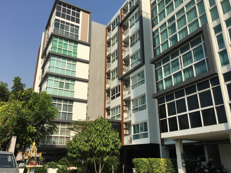 Front view of the building so you won't miss it.