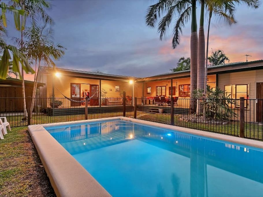 Go for a dip in the saltwater pool.