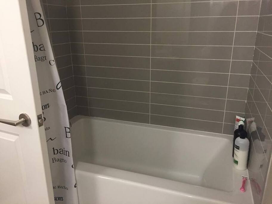 Shower and tub