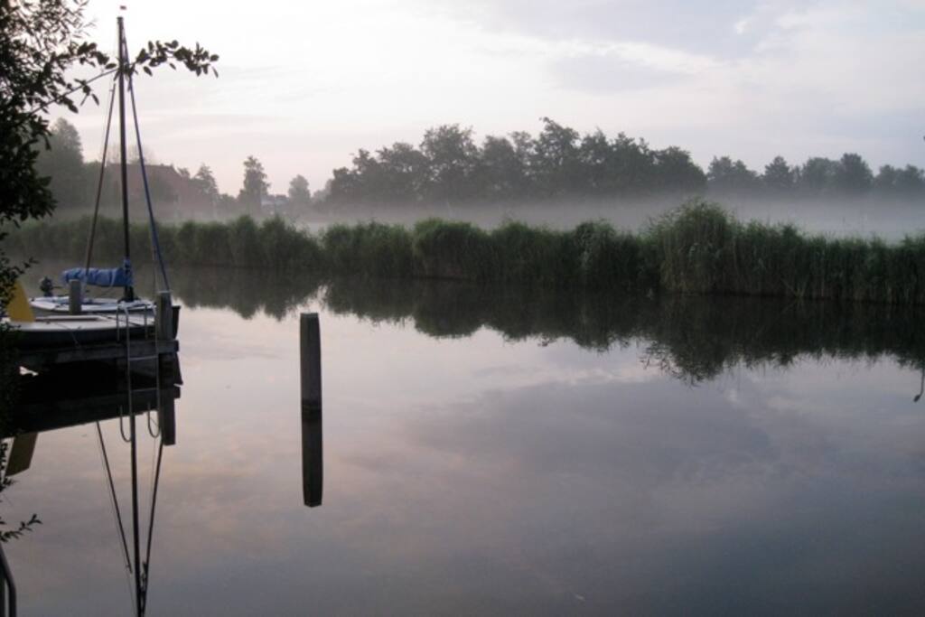 A beautiful morning view