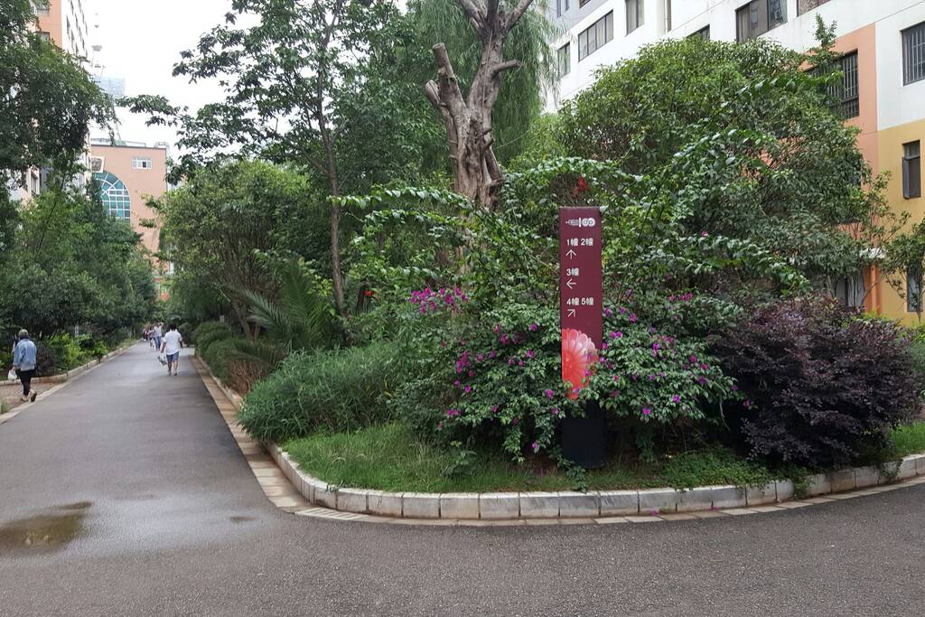 小区一角