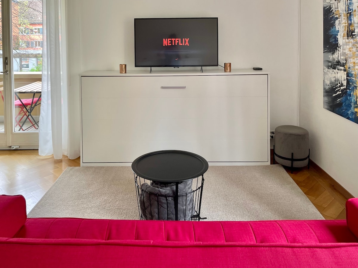 Top Airbnb: Cozy apartment in Zurich/Netflix/terrace in Oberstrass