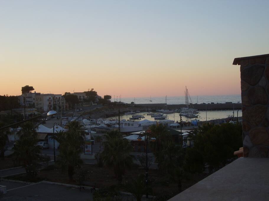 Vista dalla terrazza - Tramonto