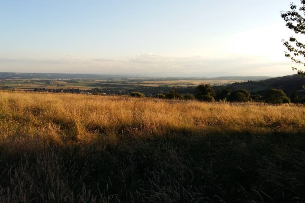 La vue panoramique sur la plaine de Bièvre