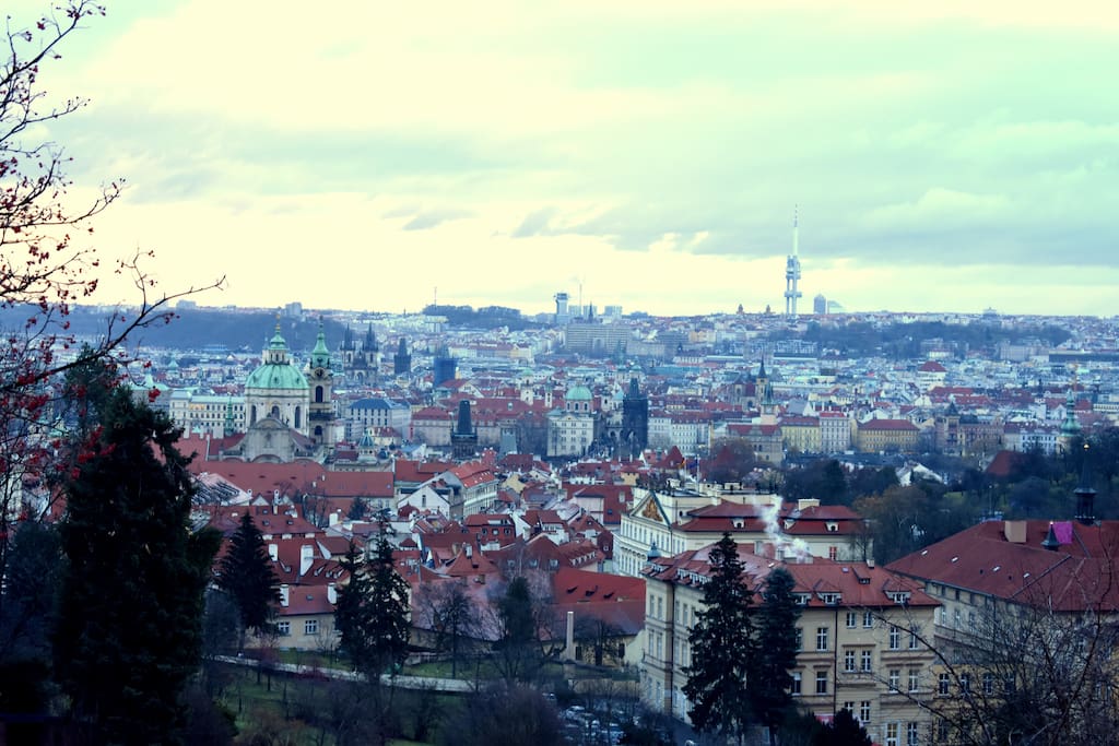 Lovely views from the apartment location!