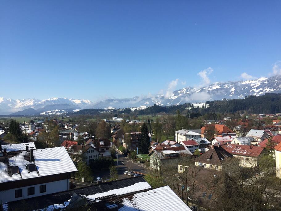 Balkonaussicht nach Süden