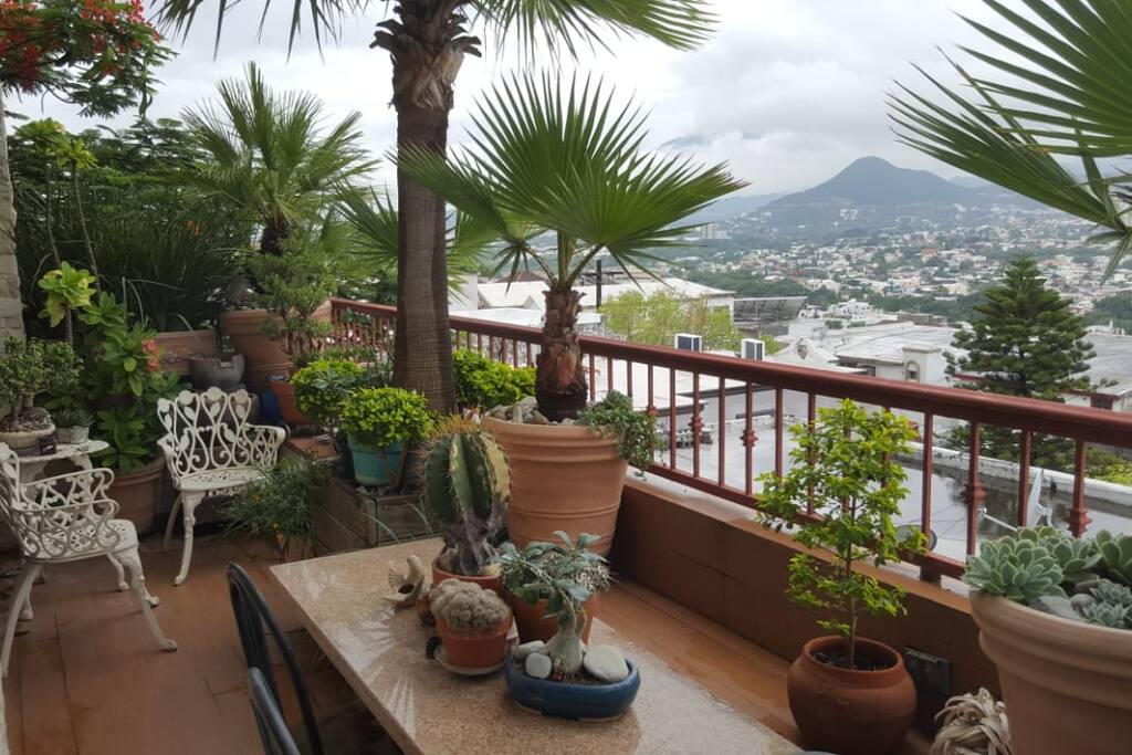 Vista de Terraza a la ciudad de Monterrey