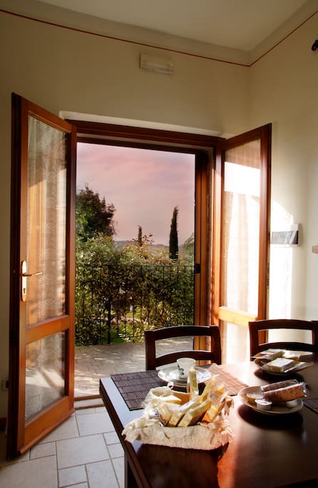 Vista dalla cucina