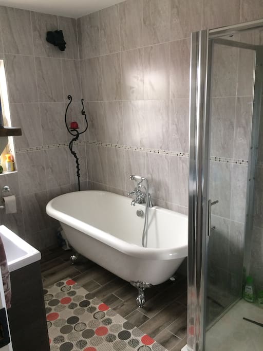 Bathroom and shower