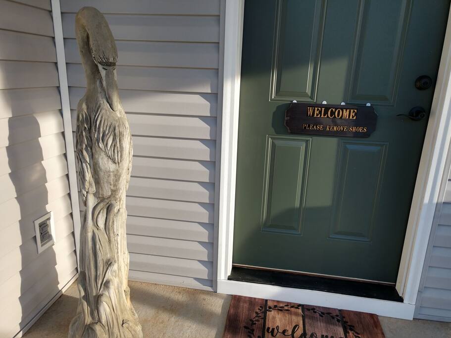 Welcome... please remove shoes.