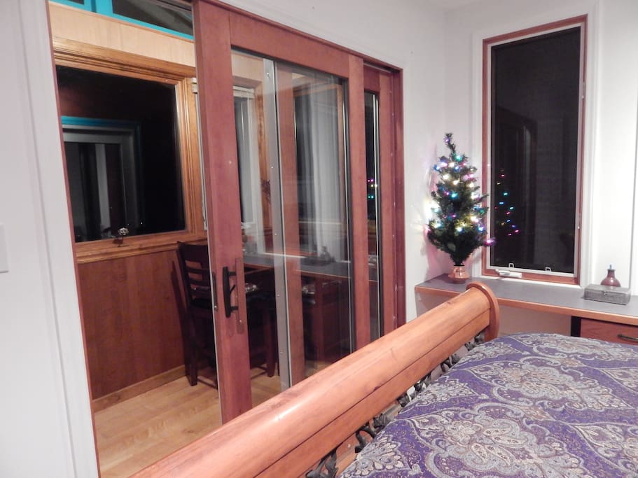 An additional private room with incredible views adjoins your bedroom. Room includes a breakfast table and additional seating.