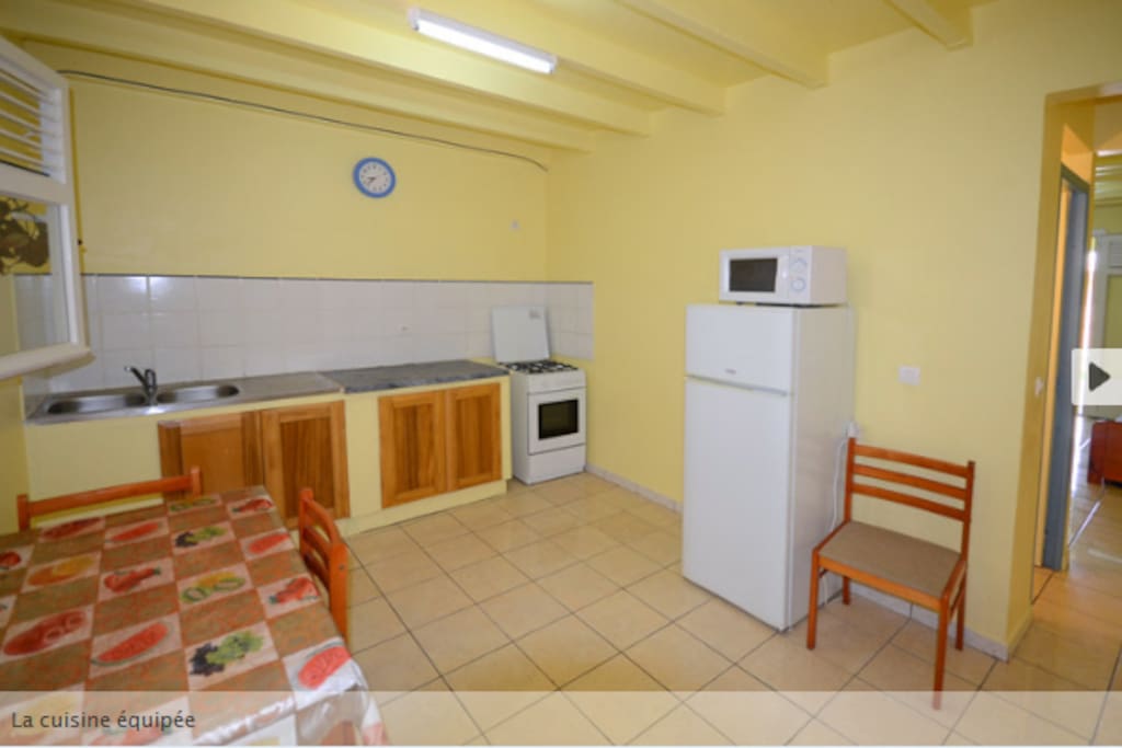 Cuisine équipée de 12 m2