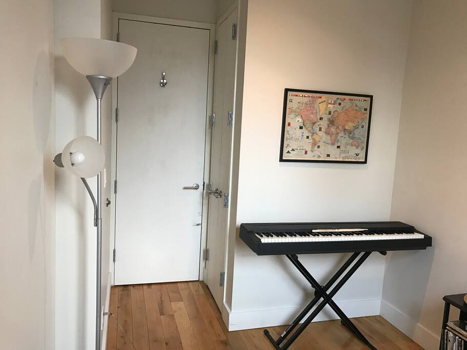Clean, minimal space.