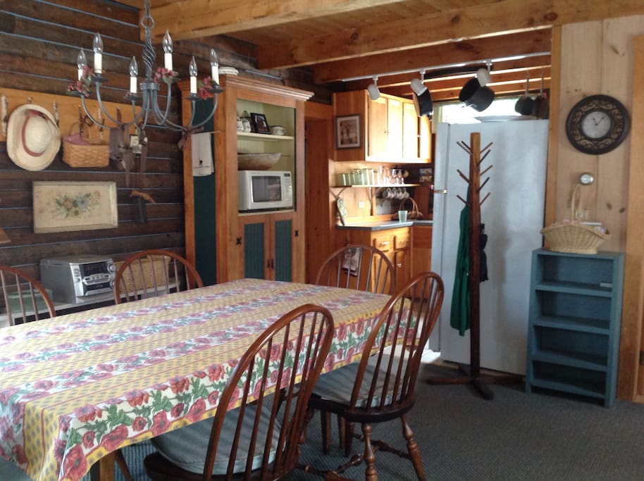 Dining area off of kitchen