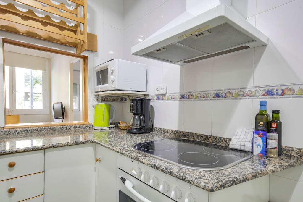 Fully equipped kitchen