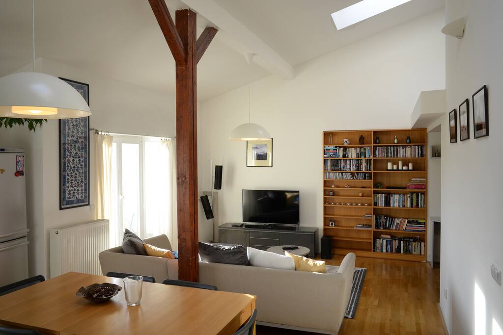 Open plan living room