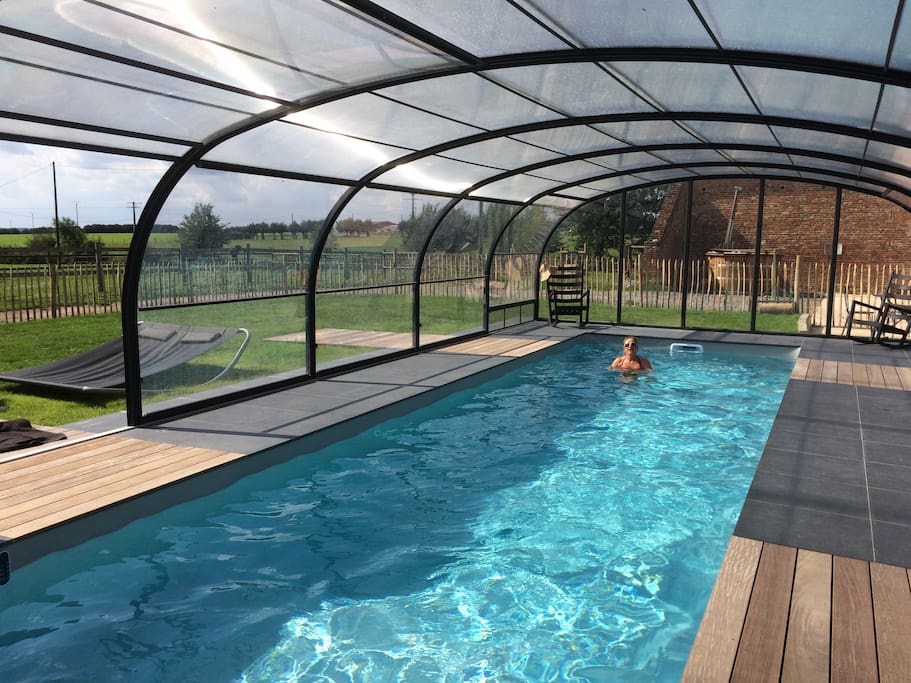 Piscine chauffée, couverte ou découverte