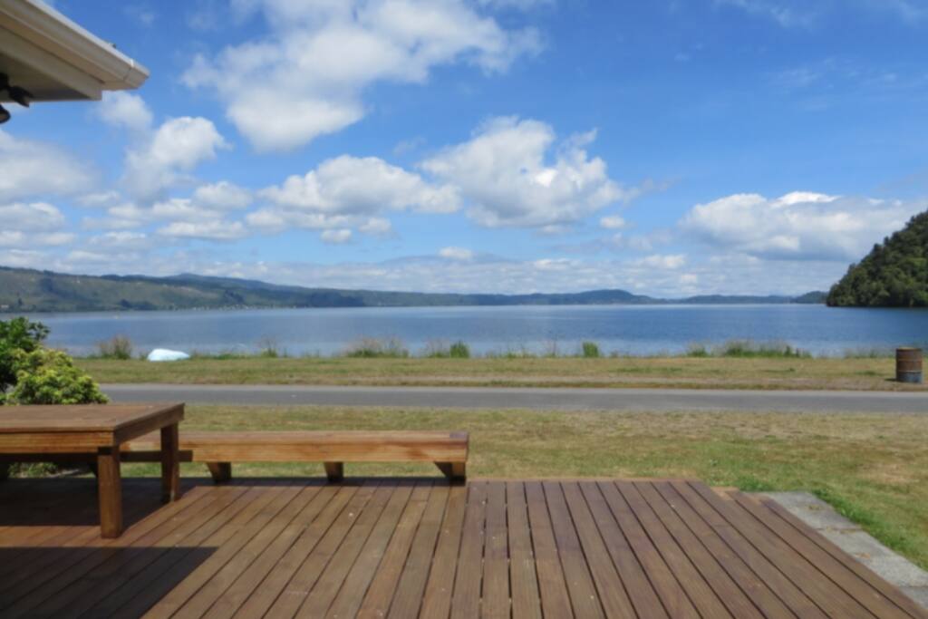 View from the front deck