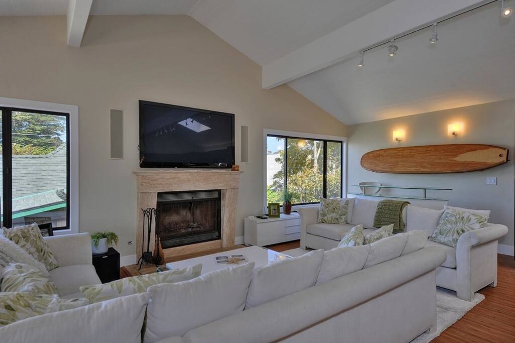 Great Room's sectional is a great place for family and friends to get together