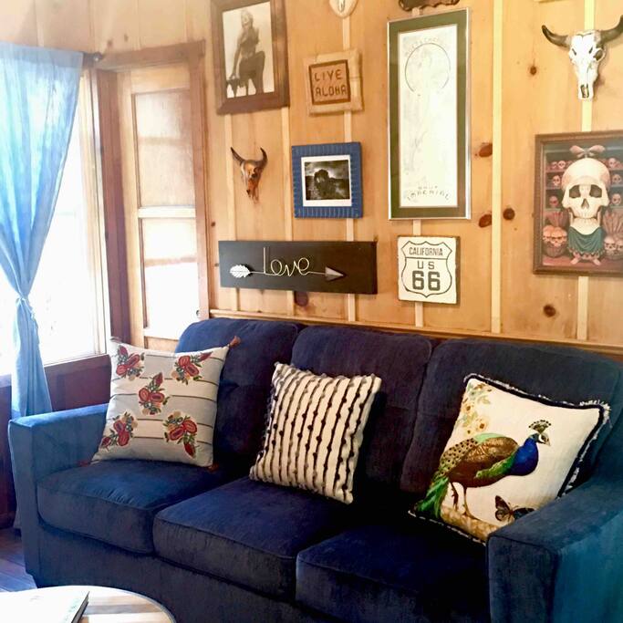 Queen size sofa bed.